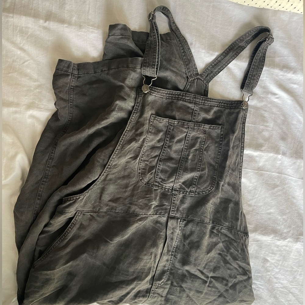 Aerie Linen Overalls
